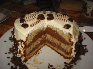 Birthday
Cake (cut open)
